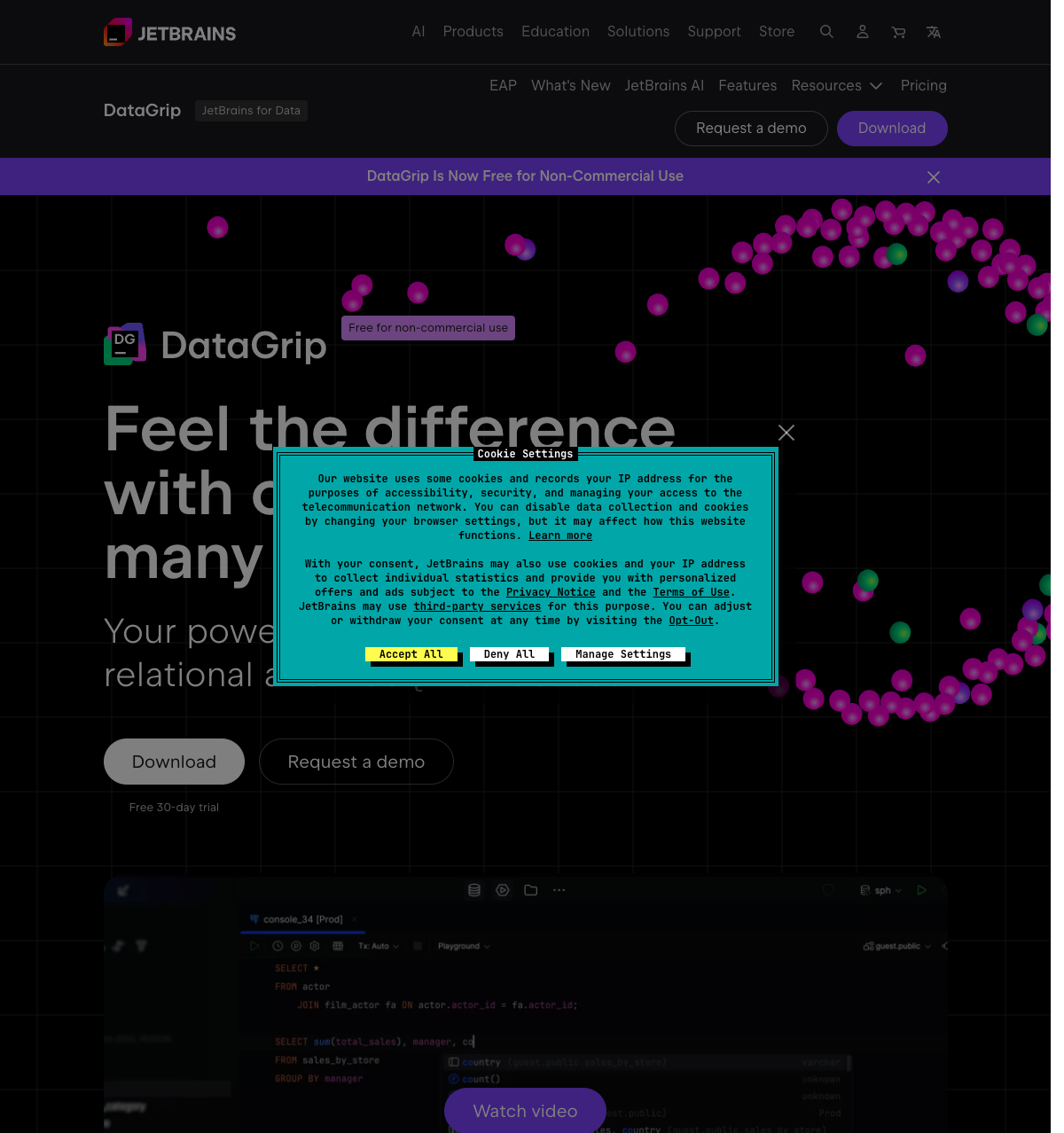 DataGrip - JetBrains database IDE