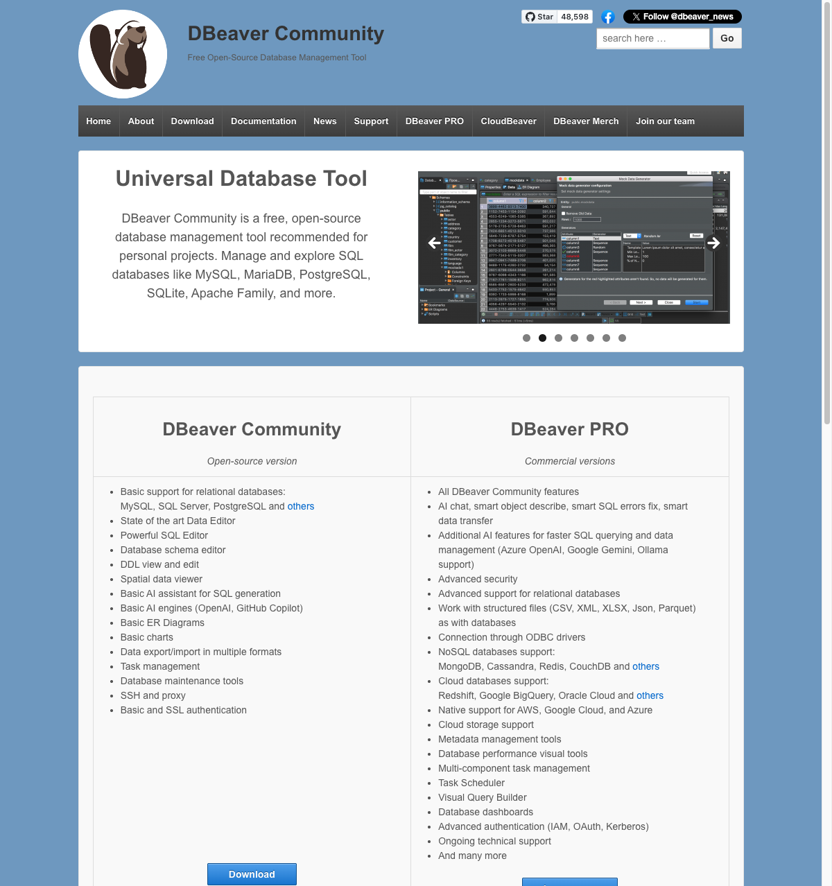 DBeaver - universal database tool