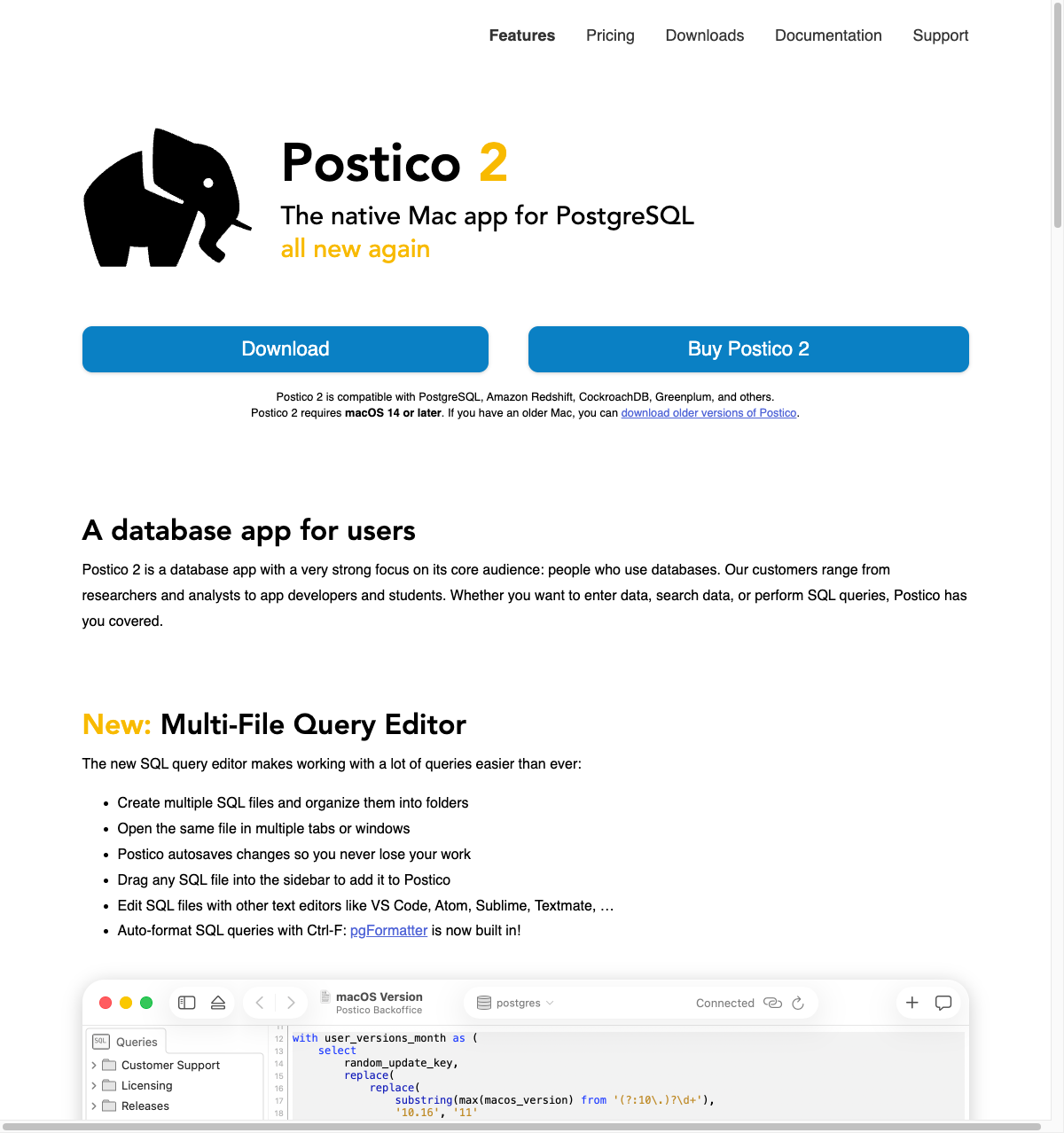 Postico 2 - the native Mac app for PostgreSQL